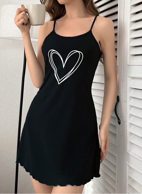 Sleep Shirt Cotton Thin Strap