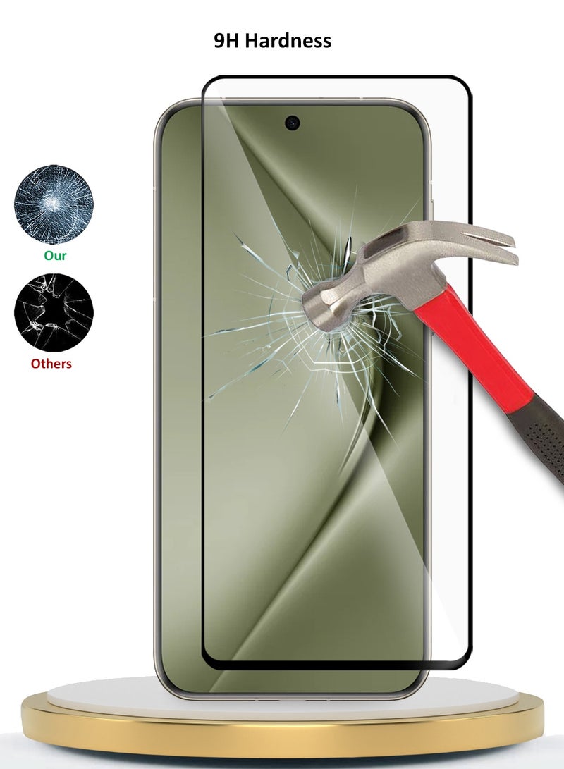 Wtech Huawei Pura 70 Ultra 5G 2024 Premium E2E Full Glue Full Cover Tempered Glass Screen Protector (MSGECN) - Clear/Black - Image 2