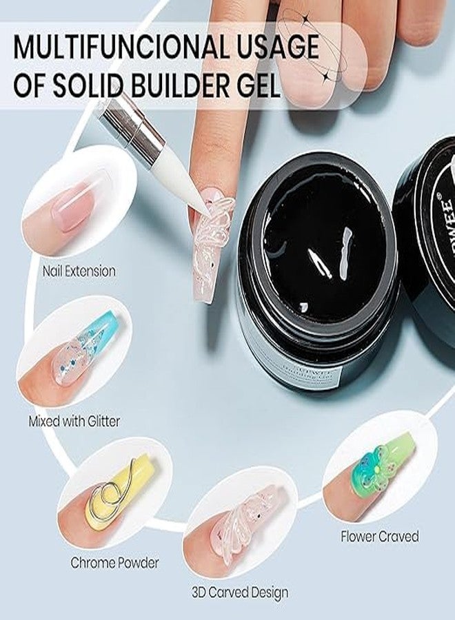 Bolt Bee 5D Sculpting Gel for Nail Art - Clear 8g Hard Builder Gel for Nail Extension, Carving & Embossing | Non-Sticky Texture, 5D Pattern Design Gel - Professional & DIY Use - Image 3