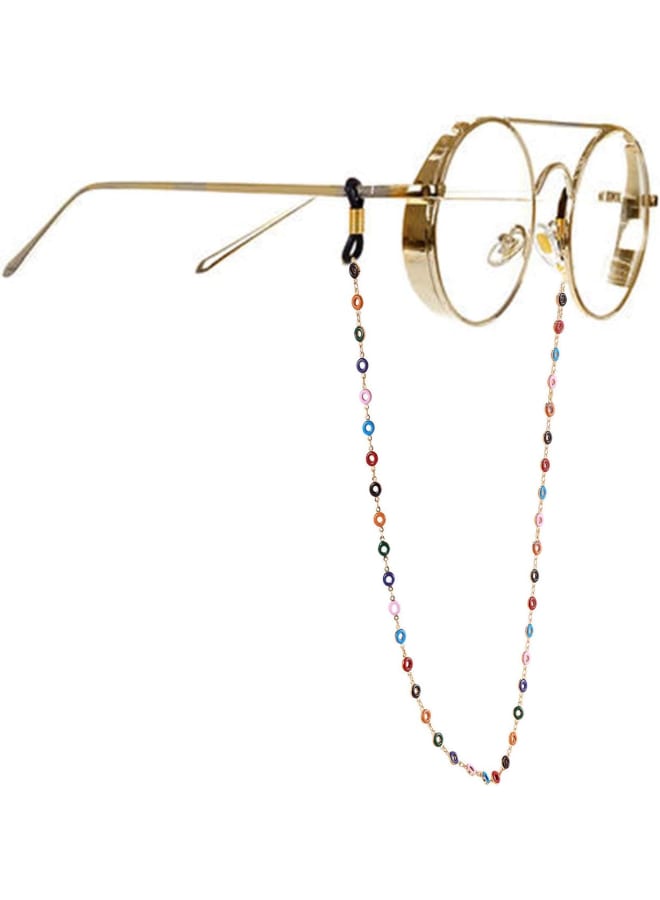 32.8 Ft(10 Meters) Handcrafted Colorful Brass Donut Shape Enamelled Charming Beaded Soldered Chains for Necklace Bracelet Earrings Jewelry Making