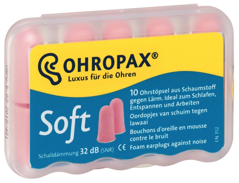 Ohropax Soft Foam Ear Plugs (10 Ear Plugs) - Image 3