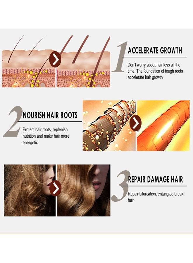 PURC Hair Growth Essence Oil For Hair Fall Hair Regrowth & Scalp Treatment Ginger Essential Oil Supports Healthy Hair Thinning Treatment Hair Growth Oil for Women & Men 20ml - Image 5