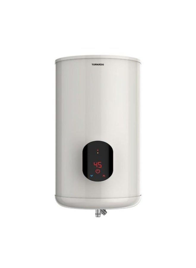 Tornado Electric Water Heater 65 Liter Digital Off White EWH-S65CSE-F - Image 1