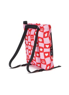 Generic Tote Backpack Red Shapes  - Image 2