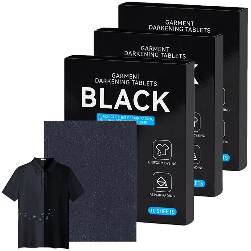 Clothing blackening laundry sheets, color-restoring and color-fixing sheets for black clothes, and sheets for whitening and darkening clothes. - Image 4