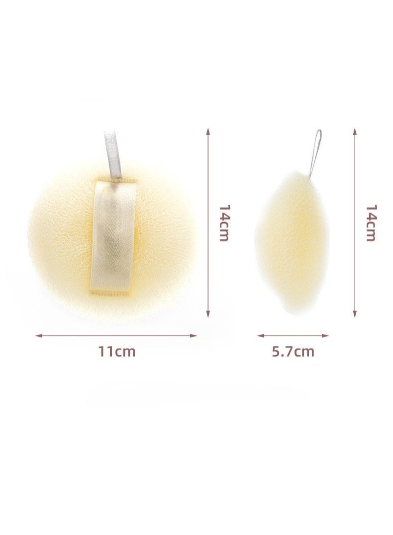 3 pieces of massage bath balls - bathtub cleaning and polishing tools - bathtub brush for cleaning - bathtub back rubber brush - painless deep cleaning - Image 2