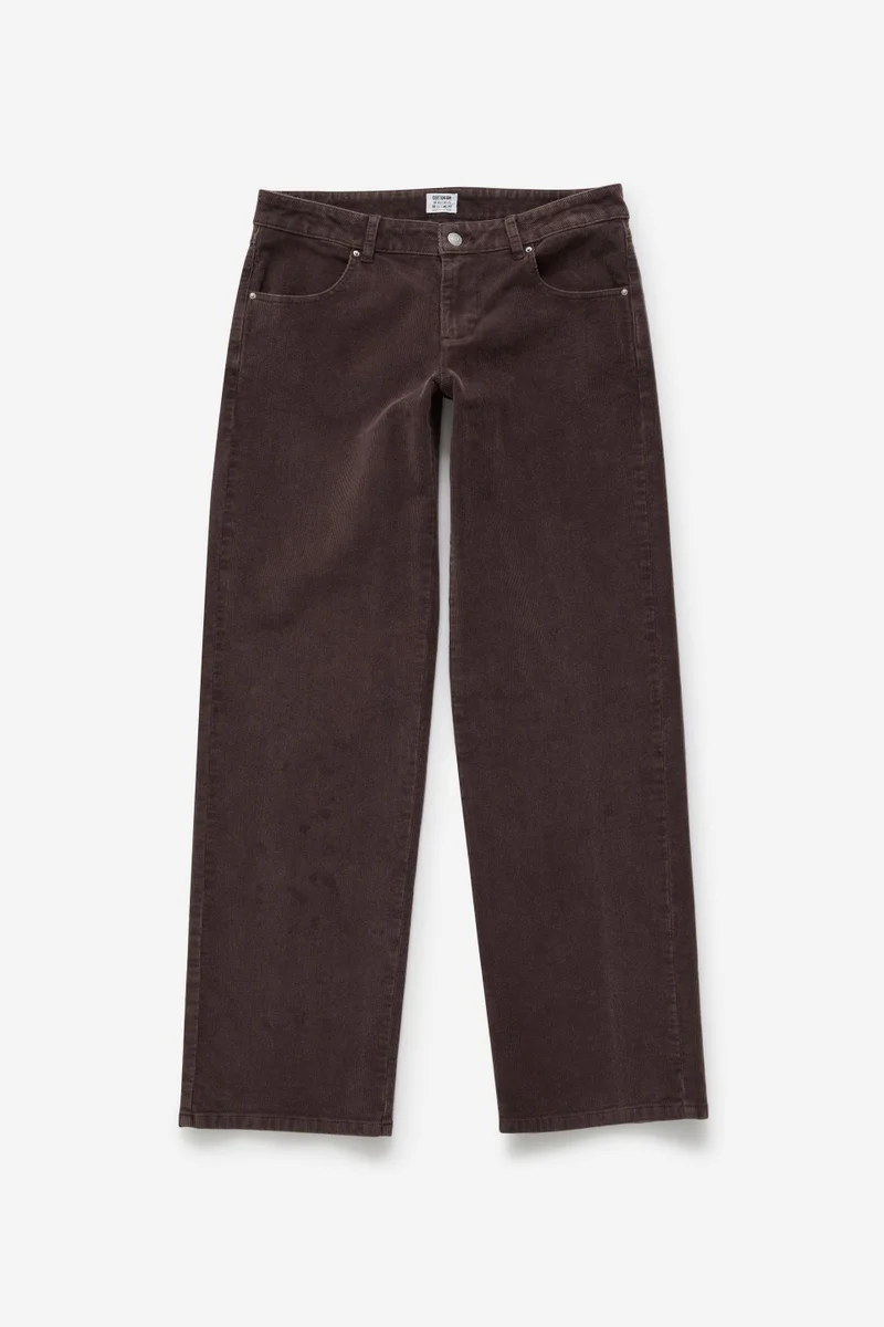 Cotton On LOW RISE STRAIGHT CORD PANT