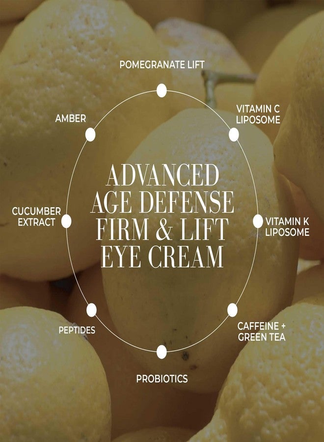 Fitglow Beauty | Eye C Firm Anti Aging, Firming & Hydrating Eye Cream | Reduce Wrinkles, Fine Lines, Dark Circles & Puffiness | Vitamin C + K, Caffeine, Hyaluronic & Botanical Extracts | Clean Beauty - Image 4
