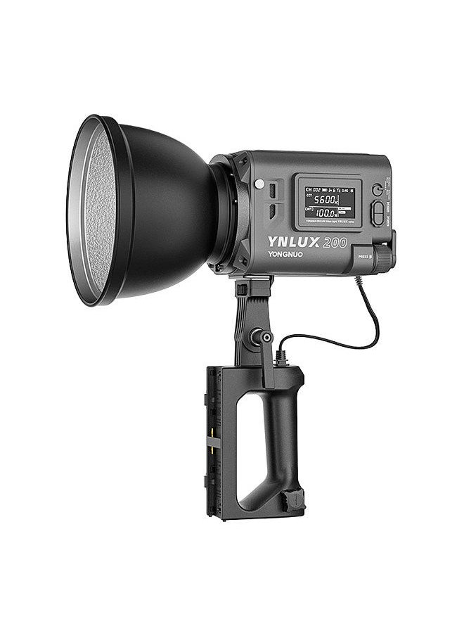 YONGNUO YONGNUO YNLUX200 Handheld LED Video Light 200W High Power Photography Light 5600K Color Temperature  - Image 1