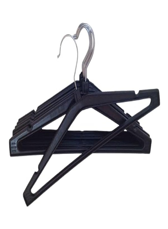 Dira Large Canvas Storage Bag with Zipper & Handles | Premium Clothes Hanger Set of 12 Plastic Lightweight Hanger | Perfect for Clothes Storage, Closet Use & Wardrobe Organization (Pack of 2) Black - Image 5
