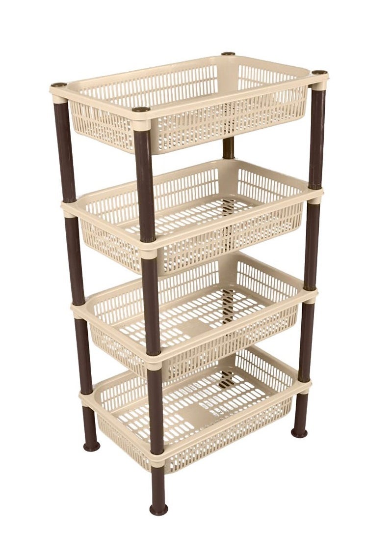 co arma - A 4-storey fruit and vegetable storage basket, 82*45*30 cm - Image 1