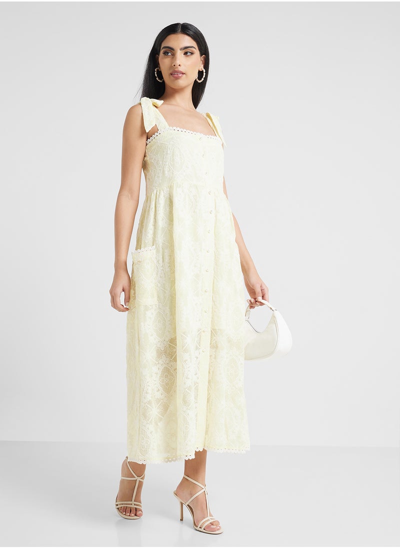 Jovonna London - Sabia Dress-Yellow - Image 1