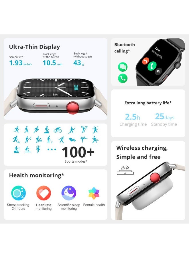 COLMI C8 Max Voice Call Smartwatch with a 1.93-inch large high-definition color display - Image 5
