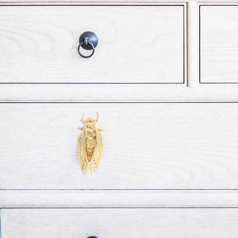 Brass Animal Shaped Wardrobe Cabinet Knobs Pulls Handles 52x20x20mm Dresser Drawer - Image 5