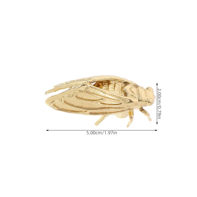 Brass Animal Shaped Wardrobe Cabinet Knobs Pulls Handles 52x20x20mm Dresser Drawer - Image 3