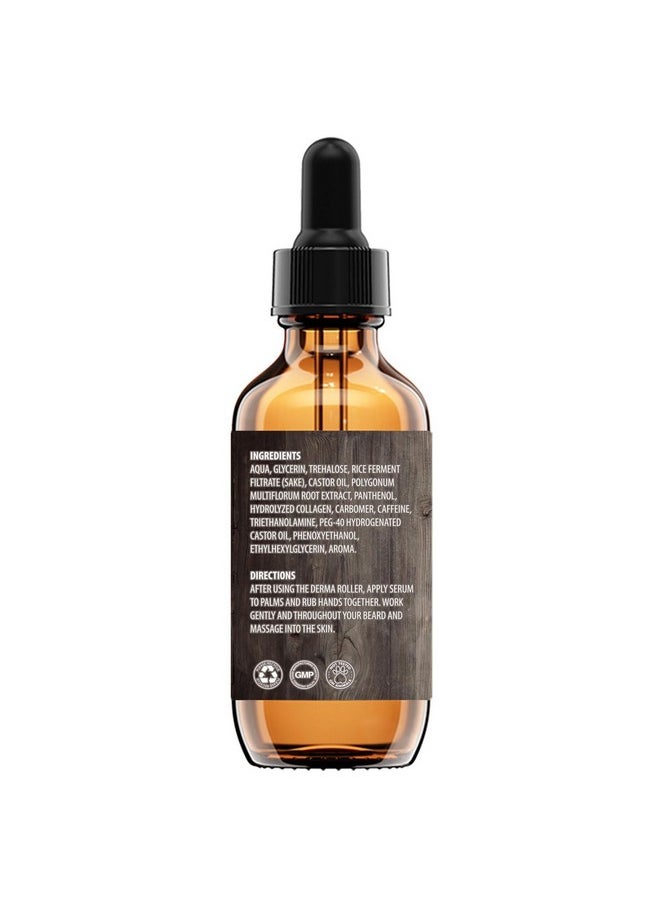 Viking Revolution - Beard Growth Kit - Oil, Balm, Serum, Derma Roller & Wooden Comb For Beard & Mustache Growth - Image 1