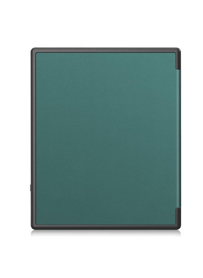 Green Tiger - Kobo Elipsa 2E Solid Color Demation TPU Leather Smart Tablet Case Green - Image 1