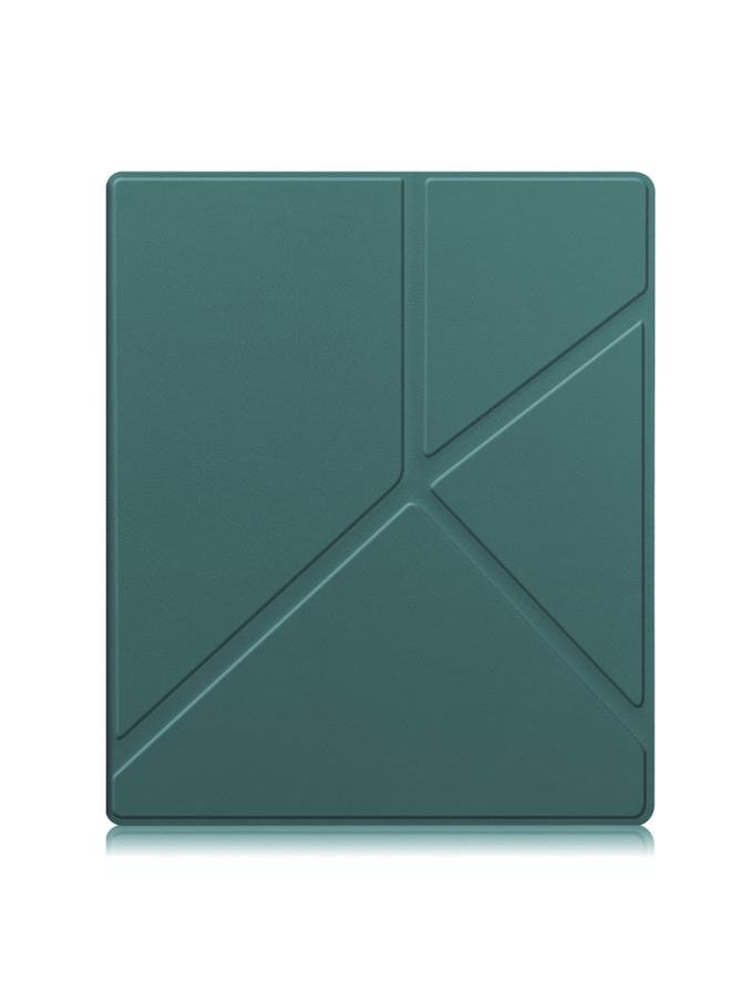 Green Tiger - Kobo Elipsa 2E Solid Color Demation TPU Leather Smart Tablet Case Green - Image 1