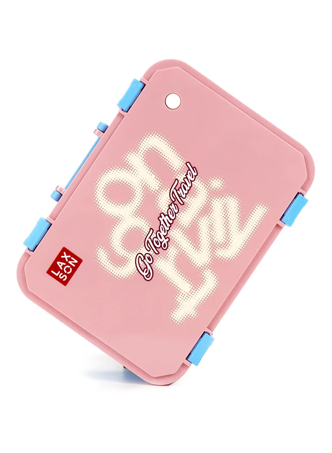 LITTLE SURPRISE BOX Little Surprise Box, Pink Travel theme Stainless Steel Tiffin/Lunch Box for Kids and Adults
