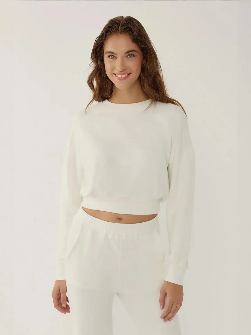 HICCUP White Sweatshirt