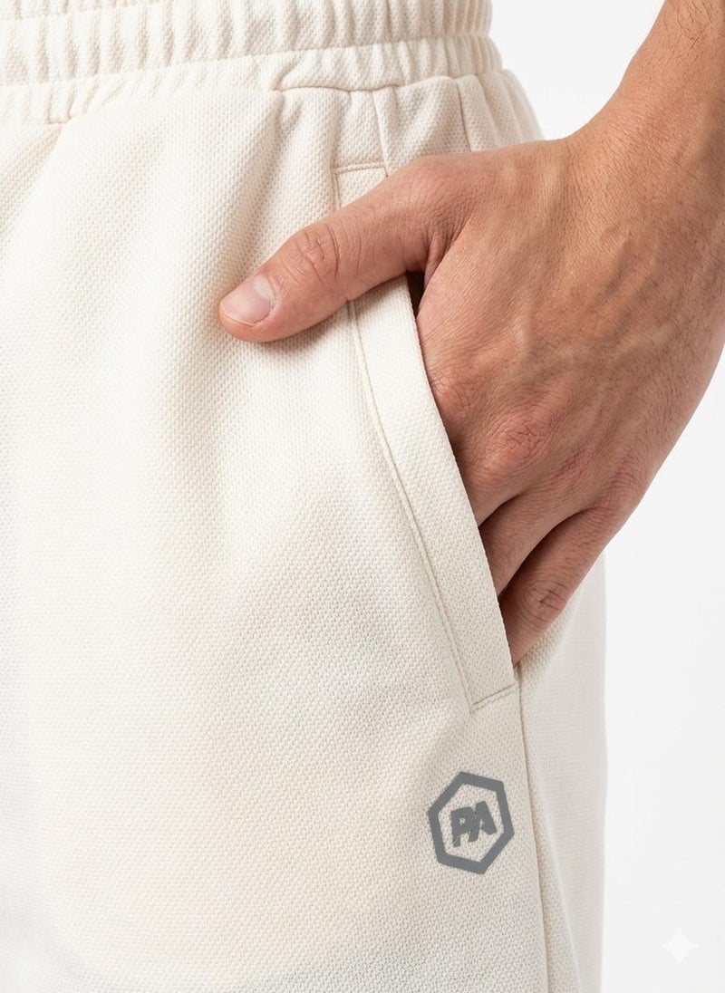 Prima Ace Men's Set Top & Short Lifestyle Premium White - Image 4