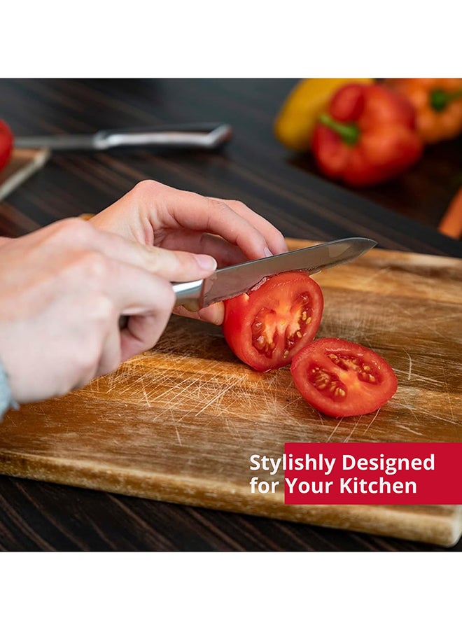 Feelings Stainless Steel Knife Heavy-Duty Meat & Vegetable Chopper with Ergonomic Handle Size 13 cm (KQ0809) - Image 4