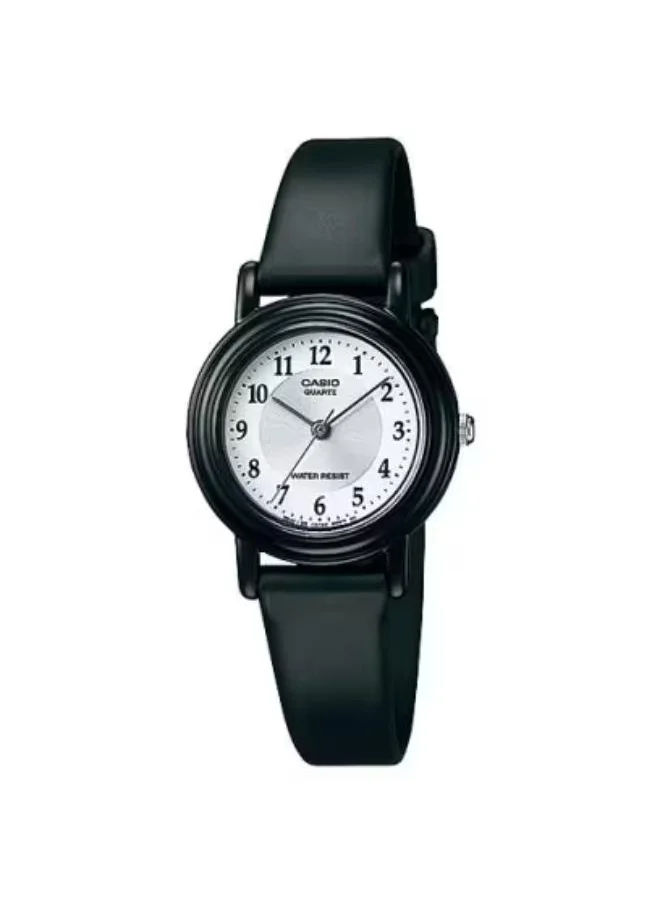 CASIO Women's Analog Display Watch With Black Leather Strap - LQ-139AMV-7B3