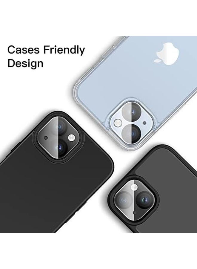 جي تيك واقي عدسة الكاميرا لهاتف آيفون 14 مقاس 6.1 بوصة وآيفون 14 بلس مقاس 6.7 بوصة، مصنوع من زجاج مقوى 9H مضاد للخدش، متوافق مع الجراب ولا يؤثر على اللقطات الليلية، عبوة من 3 قطع شفافة عالية الدقة - Image 5