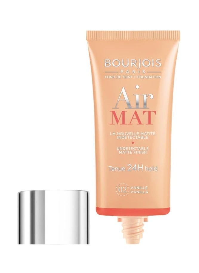 BOURJOIS PARIS Air Mat 24H Foundation 30 ml 02 Vanilla  - Image 2