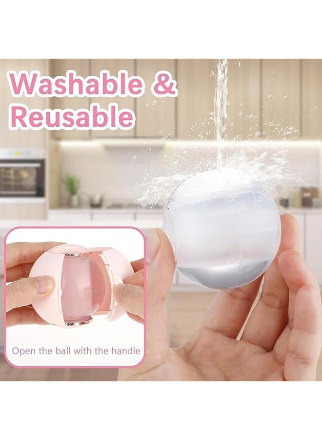 كرة لاصقة لإزالة الوبر والشعر – ليفة جل قابلة لإعادة الاستخدام، رولر صغير محمول للسفر، لإزالة الوبر والشعر عن الملابس، الأثاث والسيارة، مضاد للغبار (بني) - Image 5