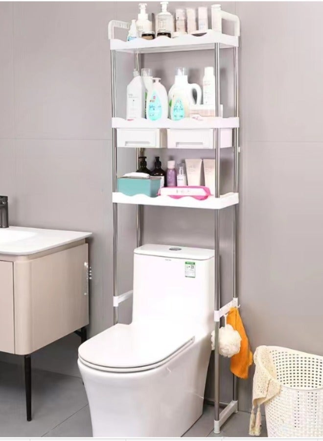 SHEE ONE Over the toilet bathroom shelf with multi-layer storage space - Image 1