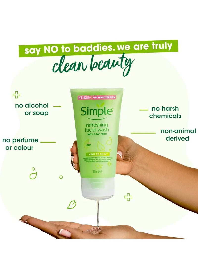 simple Refreshing Facial Wash 50ml - Image 2