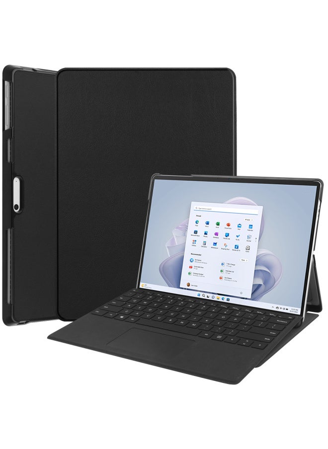 For Microsoft Surface Pro11/10/9 Commercial Tablet Computer Keyboard Leather Case 2024 New-Color:Black-Applicable Model:Surface Pro11/10/9  - Image 2