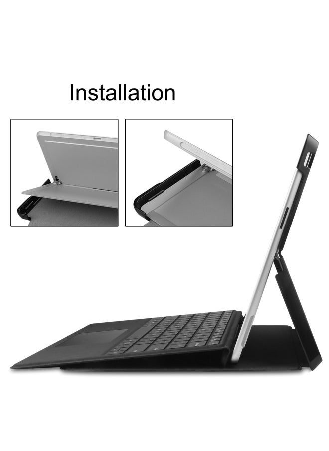 For Microsoft Surface Pro11/10/9 Commercial Tablet Computer Keyboard Leather Case 2024 New-Color:Black-Applicable Model:Surface Pro11/10/9  - Image 4