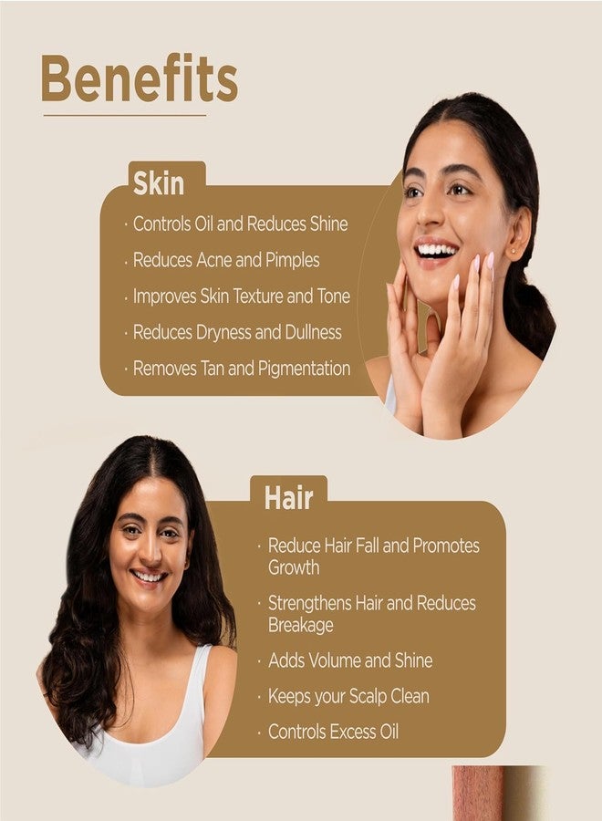 DORLANK 100% Natural Multani Mitti Powder For Face Skin And Hair Care Removes Dead Skin, Cleanses Pores, Reduces Dandruff & Glowing Skin (200g) - Image 2