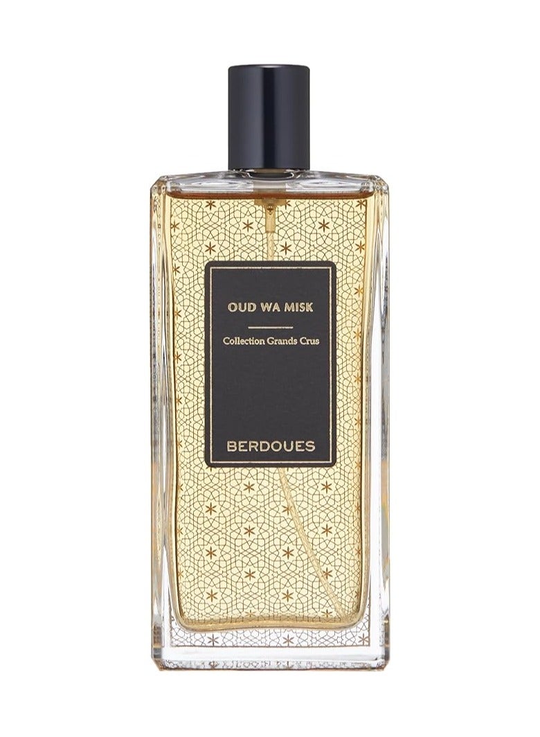 Berdoues Oud Wa Misk Perfume – 100ml Luxury Parfum, Collection Grands Crus, Musky Fragrance with Patchouli, Incense, Oud Highly Concentrated - Image 1