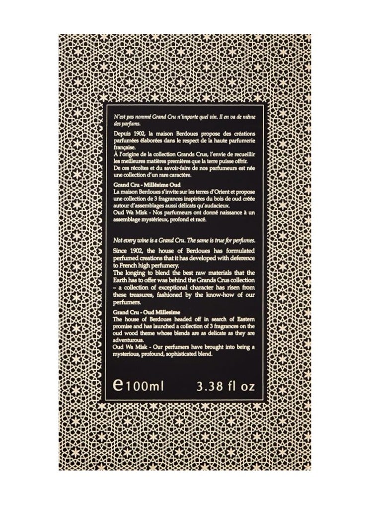 Berdoues Oud Wa Misk Perfume – 100ml Luxury Parfum, Collection Grands Crus, Musky Fragrance with Patchouli, Incense, Oud Highly Concentrated - Image 3