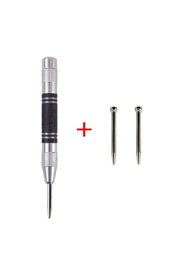 Automatic Centre Punch General Woodworking Metal Drill Adjustable Spring Loaded Automatic Punch Hand Tools for Metal Wood Glass 