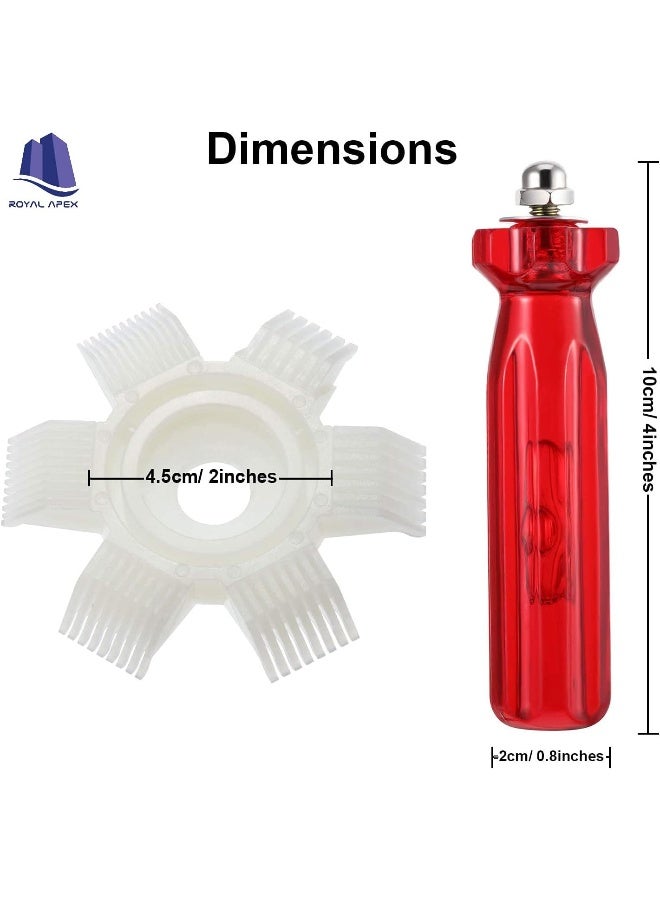 Royal Apex 6-In Air Conditioner Fin Comb Radiator Straightener Cleaner Condenser Fin Cleaning Brush For All Condenser And Evaporator Coil And Car Radiators  - Image 2