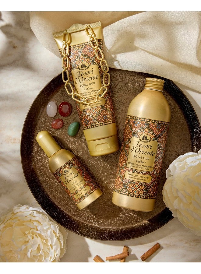 تيسوري دي أورينتي: "رويال عود ديلو يمن" كريم استحمام يمن بزيت العود الملكي والسمسم - 250 مل (8.45 أونصة سائلة أمريكية) [استيراد إيطالي] - Image 3