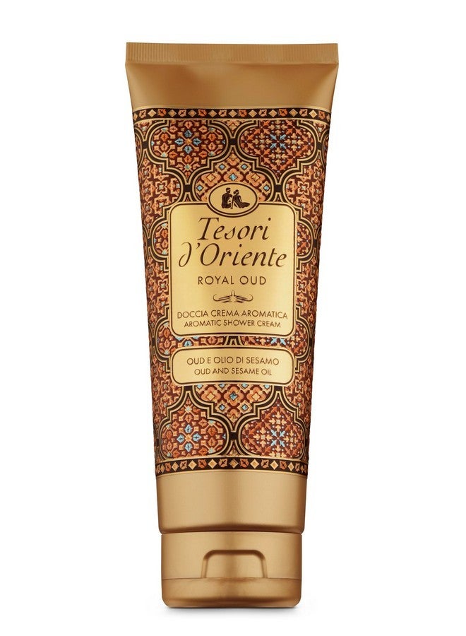 تيسوري دي أورينتي: "رويال عود ديلو يمن" كريم استحمام يمن بزيت العود الملكي والسمسم - 250 مل (8.45 أونصة سائلة أمريكية) [استيراد إيطالي] - Image 1