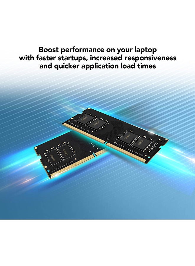 Lexar 16GB DDR4 SODIMM RAM 3200MT/s CL22 260-Pin Laptop Memory - LD4AS016G-B3200GSST - Image 2