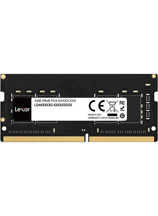 Lexar 16GB DDR4 SODIMM RAM 3200MT/s CL22 260-Pin Laptop Memory - LD4AS016G-B3200GSST - Image 1