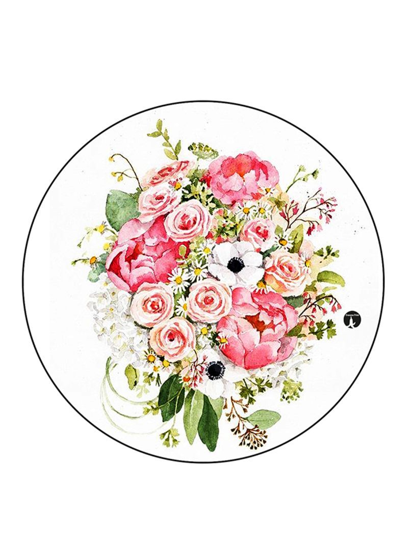 RKN Flowers Printed Mouse Pad Multicolour