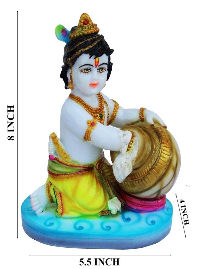 Craft Junction Handcrafted Elegant Look Baal Gopal Design Showpiece(8 * 5.5 * 4 Inches) - Image 3
