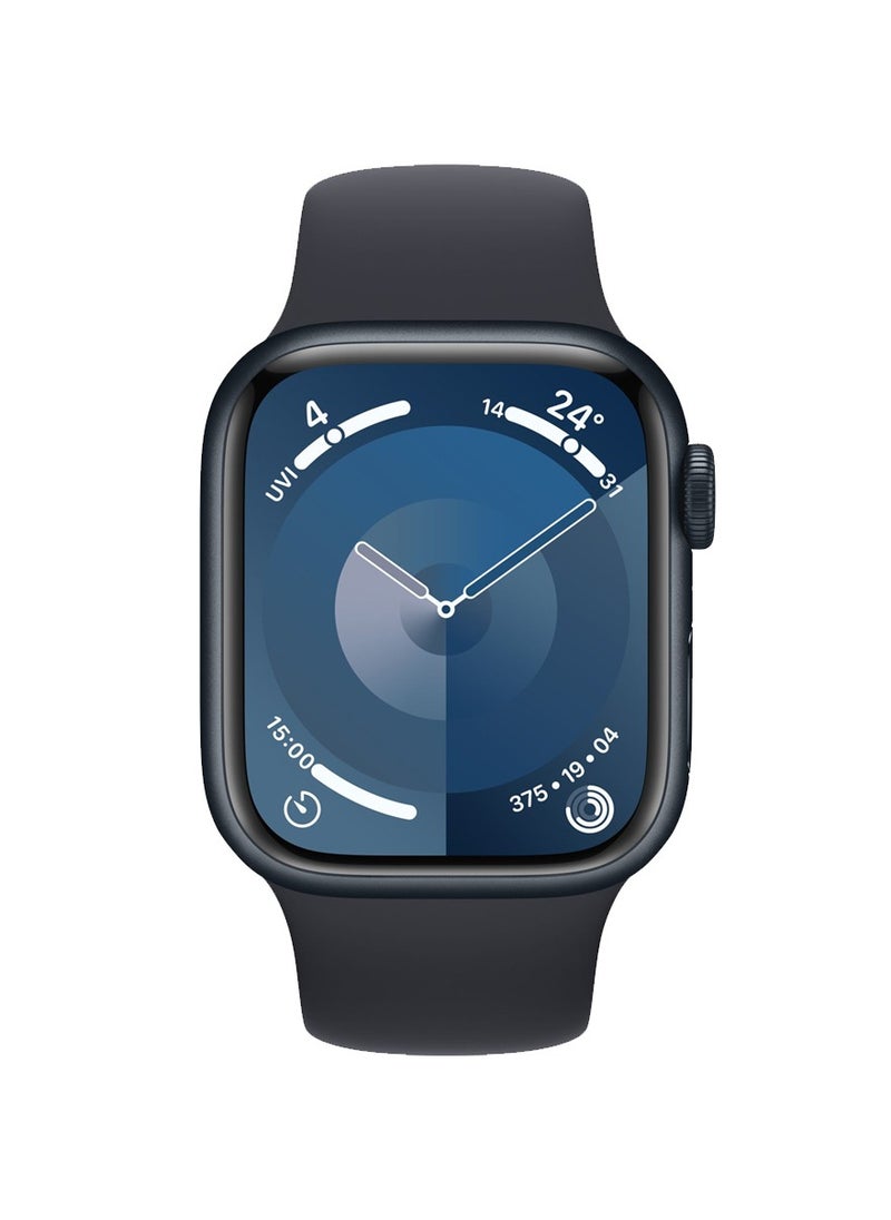 Telzeal - Telzeal S9 2.2 Inch Full Screen AMOLED Display Smart Watch With 3 Pair Strap and Wireless Charger For Ladies and Gents Black - Image 1