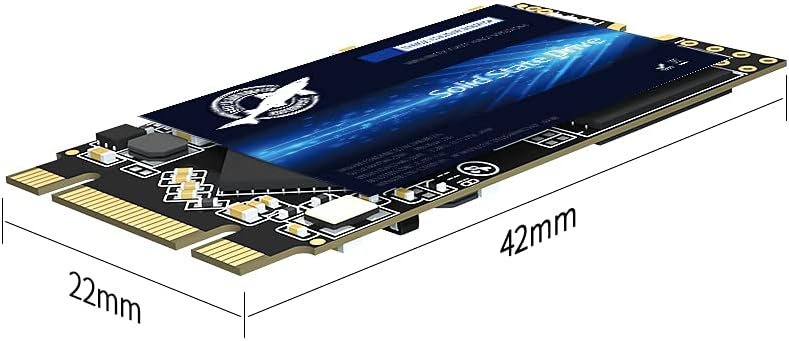 قرص Dogfish M.2 2242 SSD بسعة 1 تيرابايت 3D NAND QLC SATA III 6 جيجابت/ث، قرص تخزين داخلي صلب - متوافق مع أجهزة الكمبيوتر المكتبية والمحمولة (M.2 2242 1 تيرابايت) - Image 2