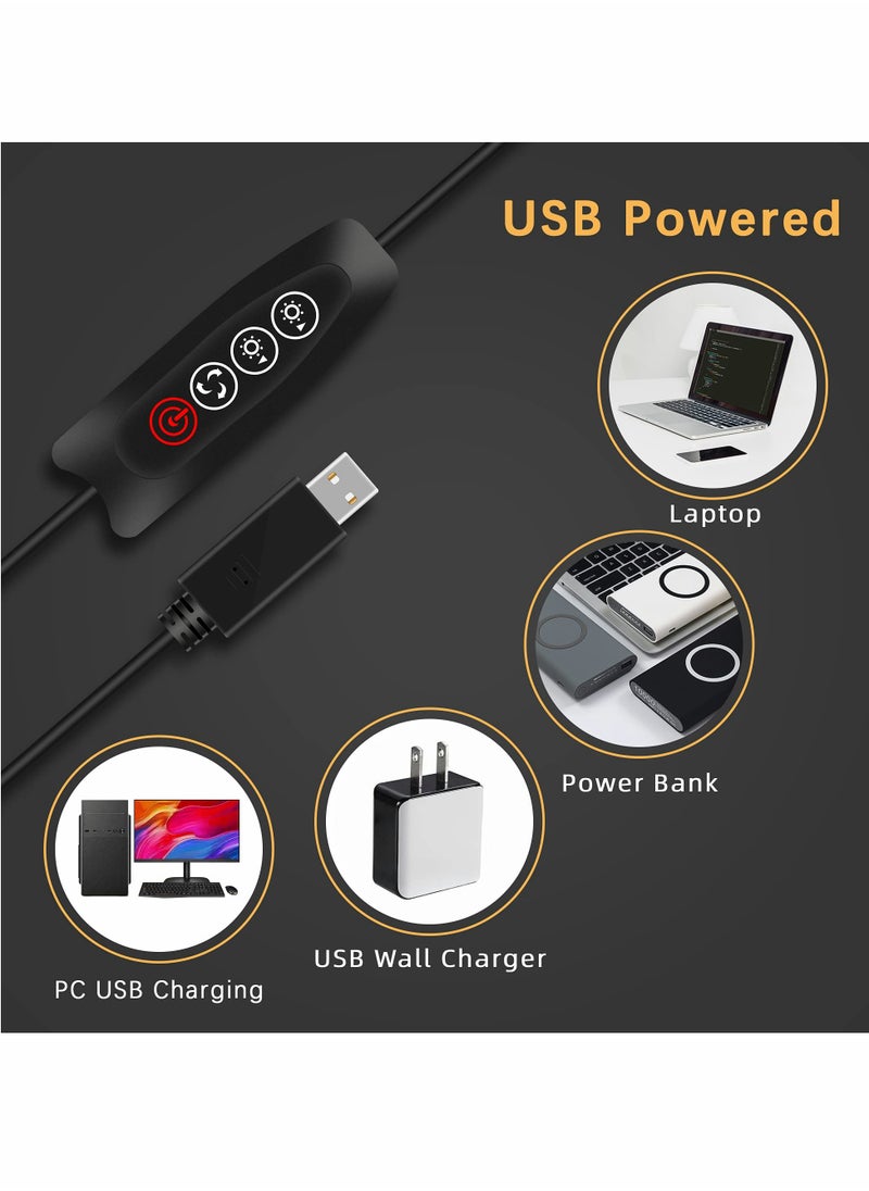 Video Conference Lighting Kit, Laptop Ring Light with Clip and Tripod