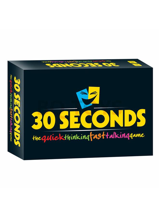 Bluejw Crazy 30 Seconds English Game Card Thinking English Party Board Game English 30 SECONDS GAME - Image 1