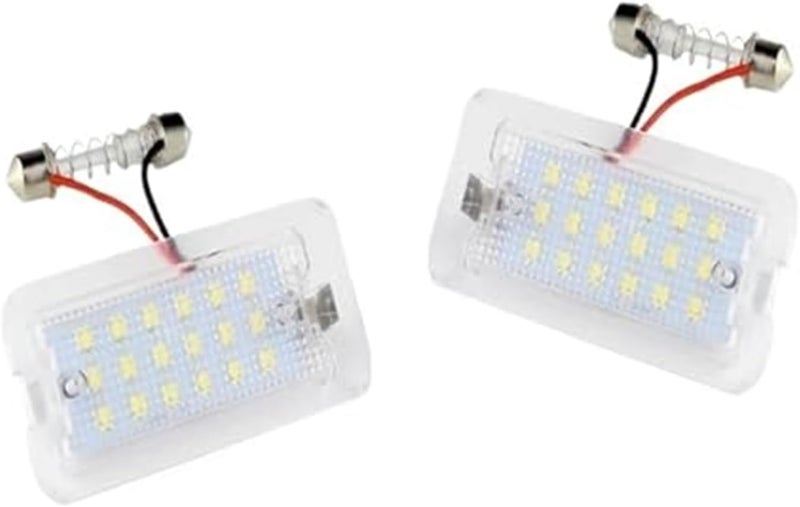 Wivplex 2x License Plate Lights for Fiat 500/Abarth 2007-2016 - Image 1